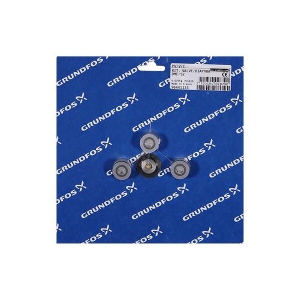 Pump Repair Parts- Kit, valve/diaphragm DME/S2 PV/V/C, DME Series.